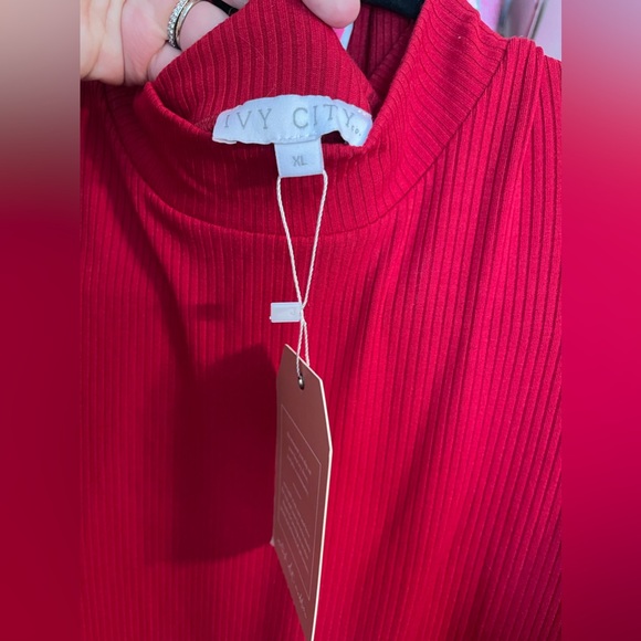 Ivy City Co Red Short Cosette Christmas Holiday Dress NWT XL - Picture 6 of 9